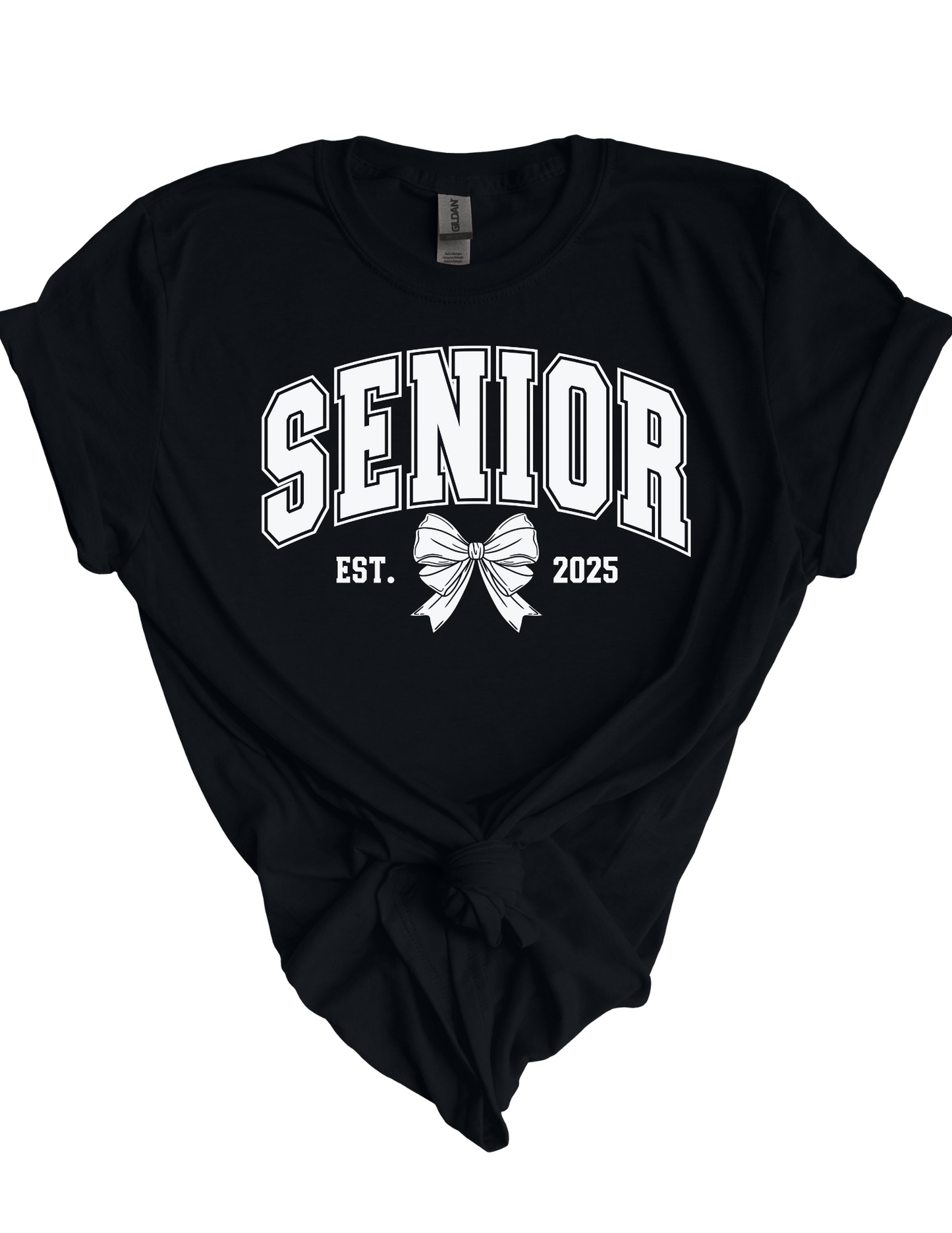 White Senior 2025 HTV Transfer