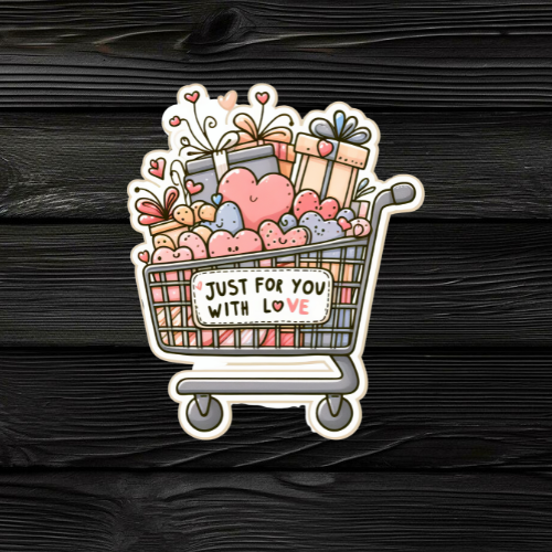 Shopping Cart Sticker