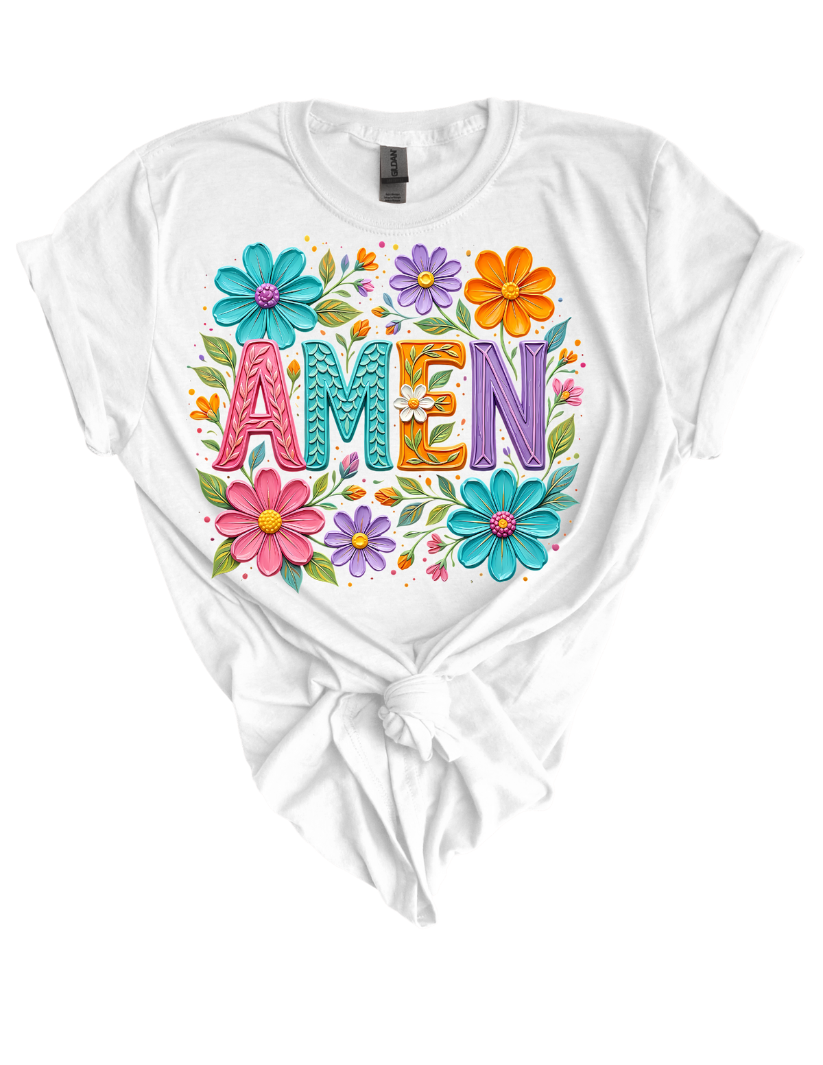 Amen Faux Painted HTV Transfer