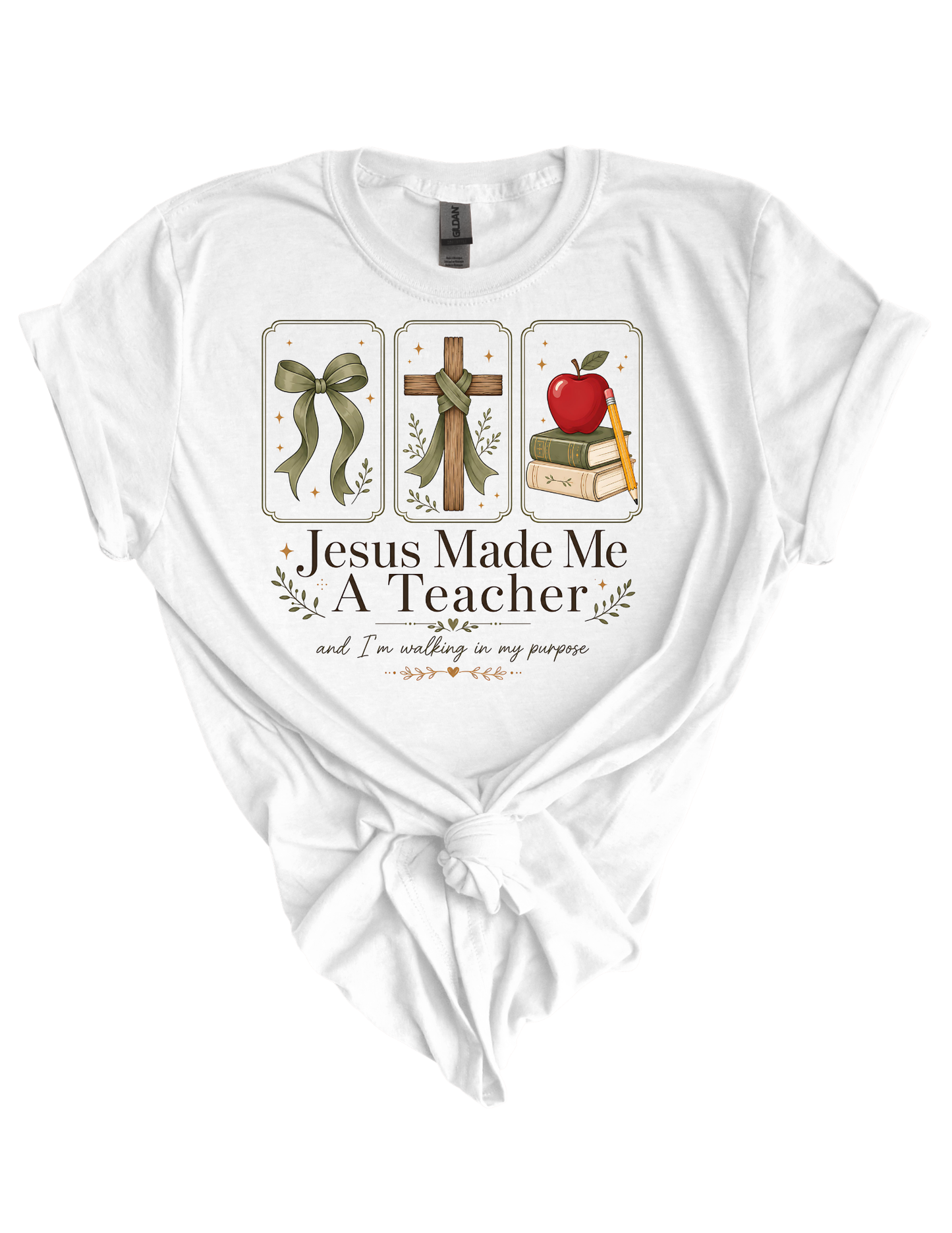 Jesus Made Me A Teacher HTV Transfer