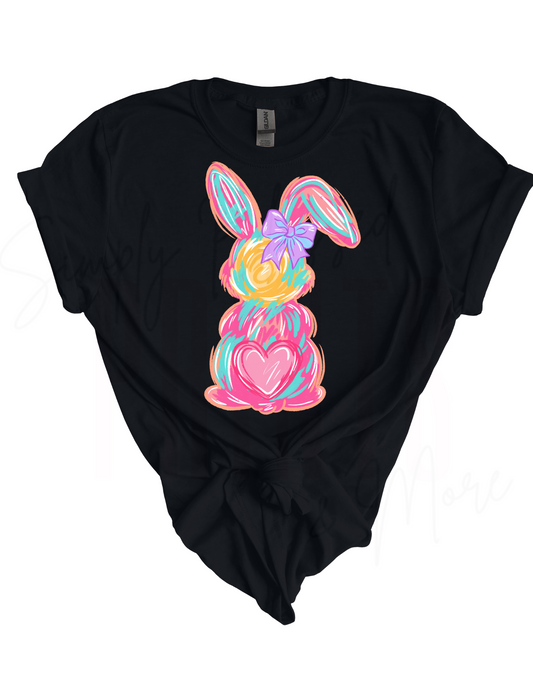 Neon Bunny HTV Transfer