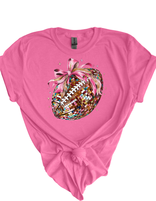 Sequin Football HTV Transfer