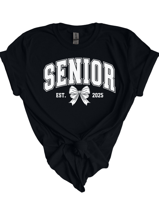 White Senior 2025 HTV Transfer